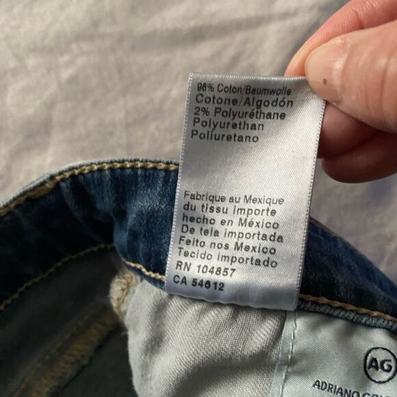 AG The Farrah High Rise Skinny Ankle Jeans Size 30R - Picture 8 of 8